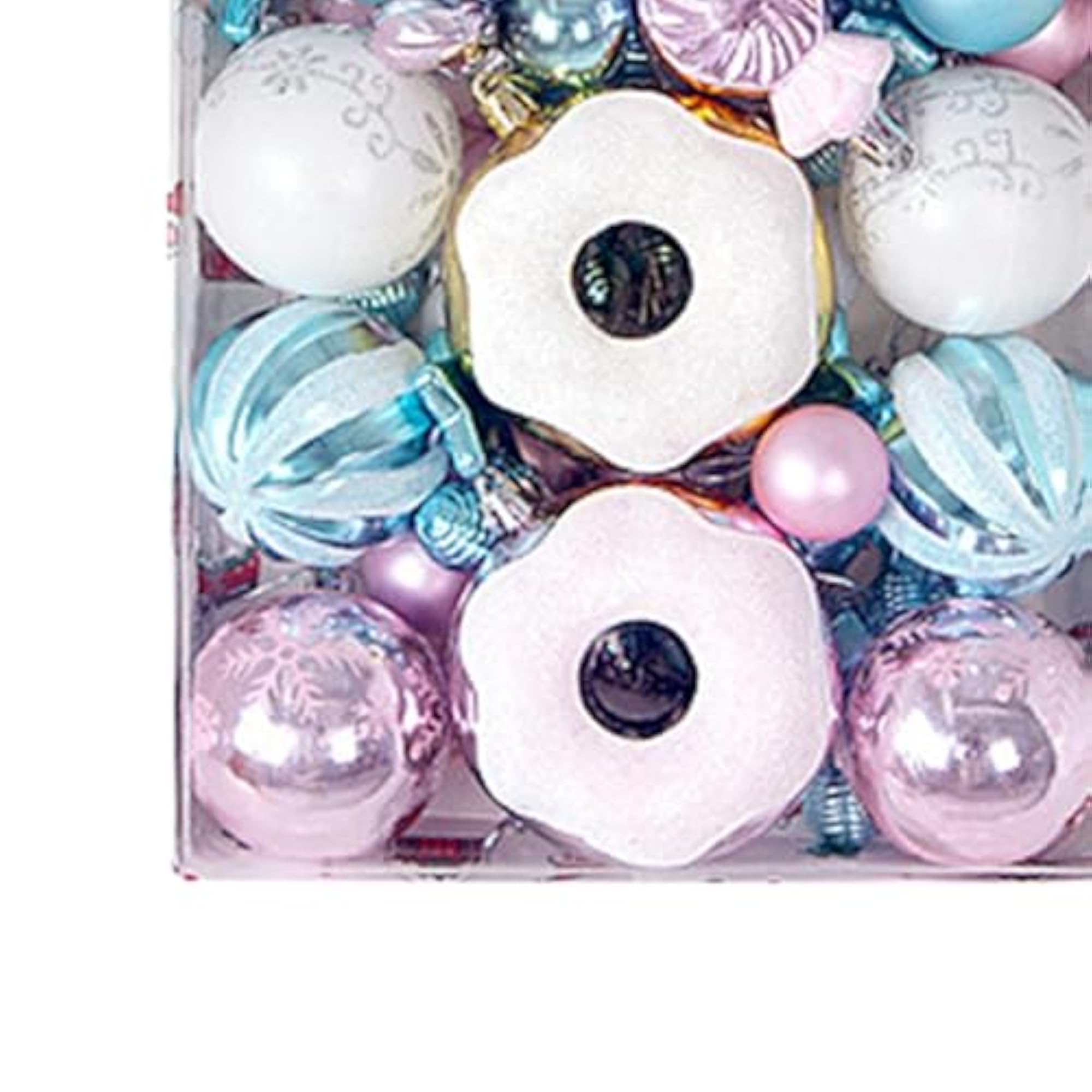 72x Donut Style Christmas Tree Hanging Decorations